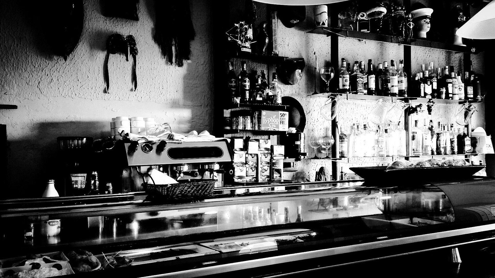 Theke einer Bar